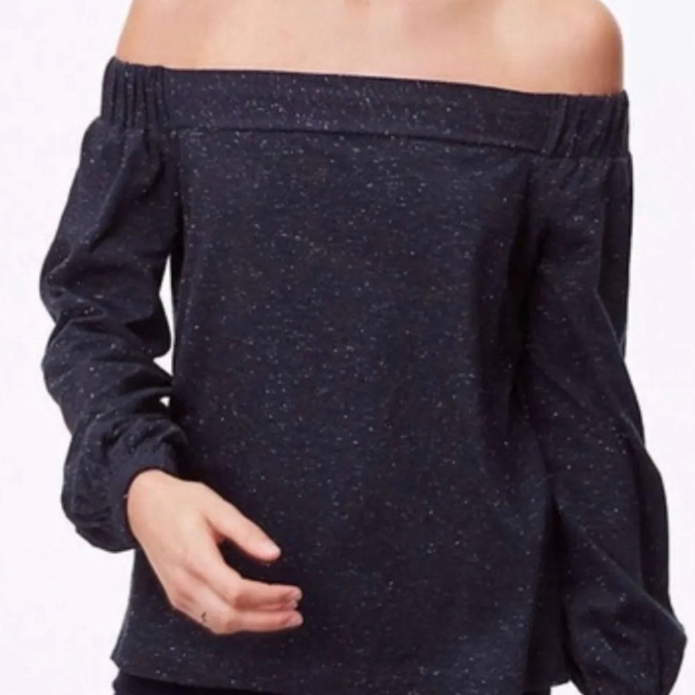 NWT LOFT Off The Shoulder Shimmery Blouse